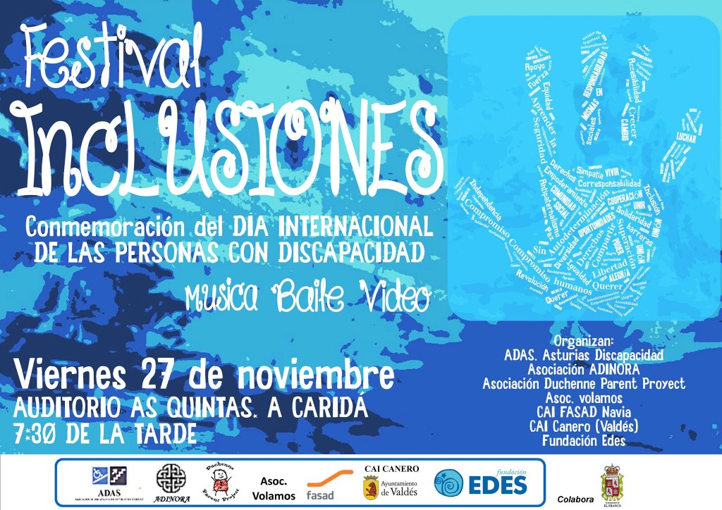 Festival Inclusiones, organizado por la Fundación EDES