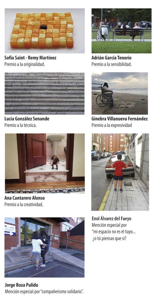 Fotos ganadoras concurso Enfoca la Discapacidad 2018